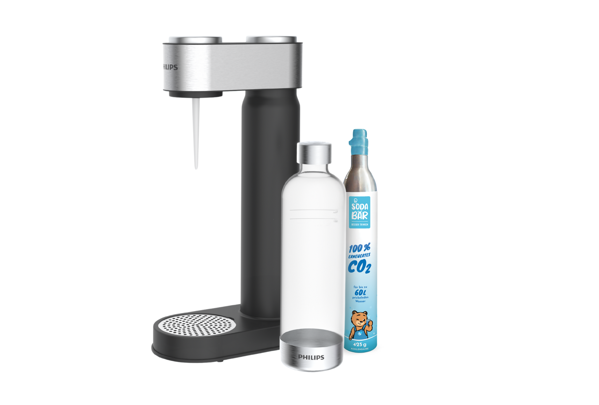 Philips GoZero Wassersprudler - black